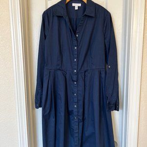 Charter Club Button-Down Shirt Dress (size 8)